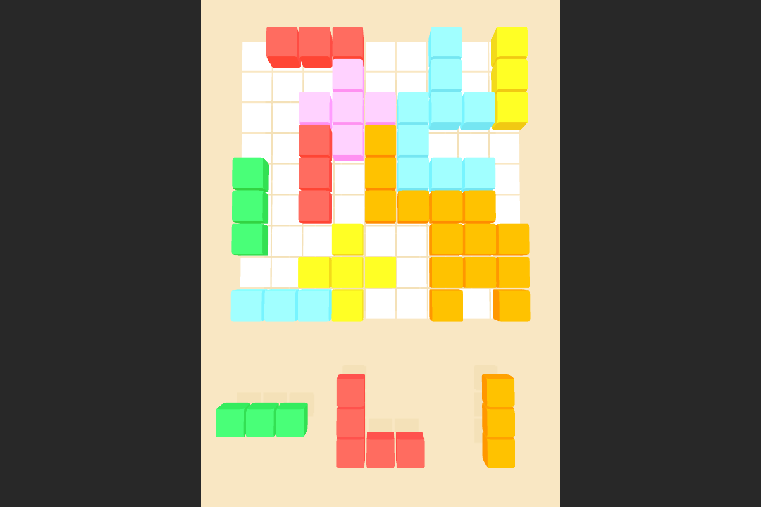 Block Puzzle 3D Game in Unity Engine